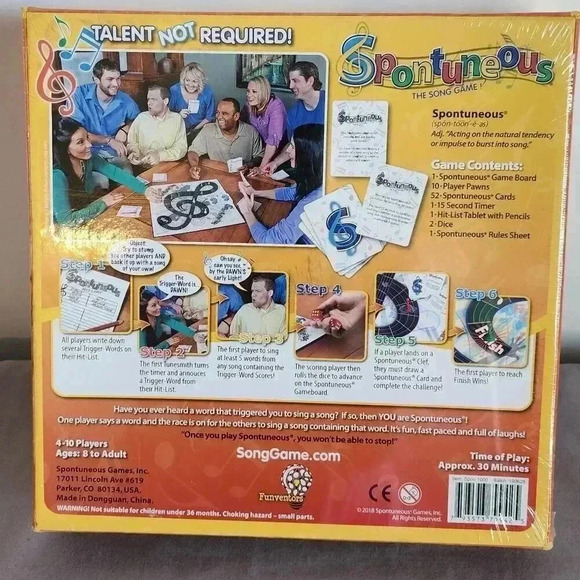 Spontuneous Board Game - Picture 3 of 8